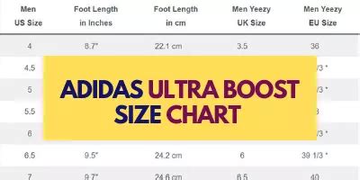 adidas ultra boost sizes